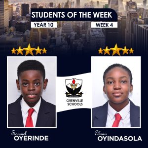 2021/22 First Term: Students Of The Week (Week 1)